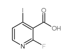 2-氟-4-碘烟酸结构式