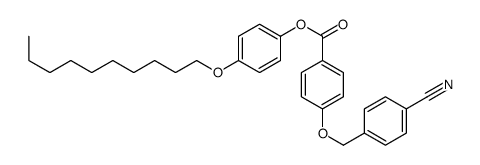 (4-decoxyphenyl) 4-[(4-cyanophenyl)methoxy]benzoate结构式