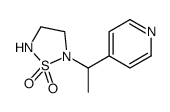 2-(1-pyridin-4-ylethyl)-1,2,5-thiadiazolidine 1,1-dioxide结构式