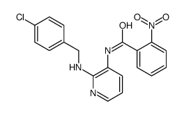 N-[2-[(4-chlorophenyl)methylamino]pyridin-3-yl]-2-nitrobenzamide Structure