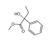 (R)-2-hydroxy-2-phenyl-butyric acid methyl ester结构式