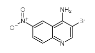 3-溴-6-硝基喹啉-4-胺结构式