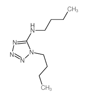 N,1-dibutyltetrazol-5-amine结构式