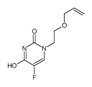 5-fluoro-1-(2-prop-2-enoxyethyl)pyrimidine-2,4-dione结构式
