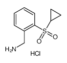 2-(cyclopropylsulfonyl)benzylamine hydrochloride salt Structure