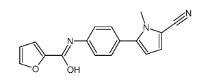 N-[4-(5-cyano-1-methylpyrrol-2-yl)phenyl]furan-2-carboxamide Structure