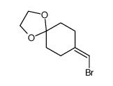 8-(bromomethylidene)-1,4-dioxaspiro[4.5]decane Structure