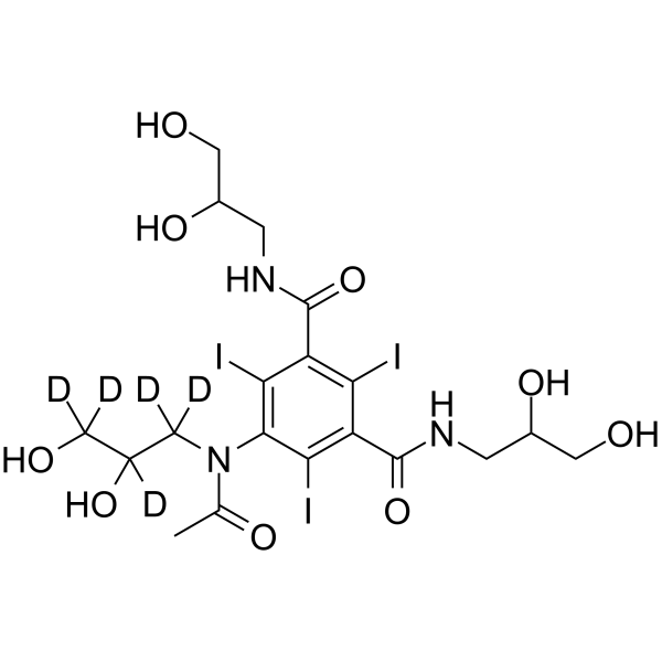 Iohexol-d5 structure