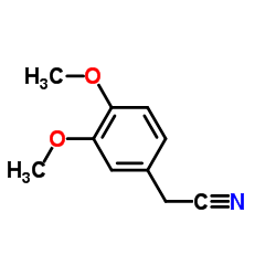 3,4-Dimethoxyphenylacetonitrile Structure