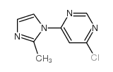 4-氯-6-(2-甲基-1H-咪唑并L-1-基)嘧啶结构式