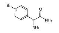 2-amino-2-(4-bromophenyl)acetamide结构式