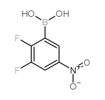 2,3-Difluoro-5-nitrophenylboronic acid Structure