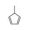 5-methylcyclopenta-1,3-diene结构式