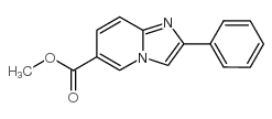 Methyl 2-phenylimidazo[1,2-a]pyridine-6-carboxylate Structure