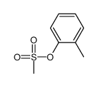 Methanesulfonic acid 2-methylphenyl ester结构式