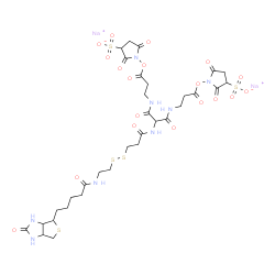 6-[2-生物素酰胺基乙基]-二硫代丙酰胺基]-4,8-​​二氮杂-5,7-二酮环癸酸,双-N-磺基琥珀酰亚胺酯二钠盐图片