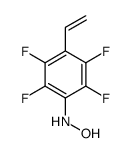 N-(4-ethenyl-2,3,5,6-tetrafluorophenyl)hydroxylamine Structure