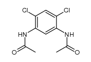 N,N'-(4,6-dichloro-m-phenylene)-bis-acetamide Structure