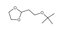 2-(2-tert-butoxyethyl)-1,3-dioxolane Structure