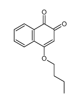 4-butoxy-1,2-naphthoquinone Structure