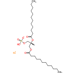 1,2-Dilauroyl-sn-glycero-3-phosphate (sodium salt) Structure