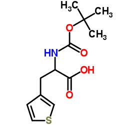 BOC-DL-3-THIENYLALANINE Structure