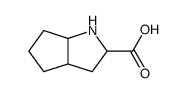 (2S,3aS,6aS) -八氢环戊二烯并[b]吡咯-2-羧酸结构式