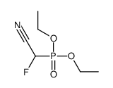 2-diethoxyphosphoryl-2-fluoroacetonitrile结构式