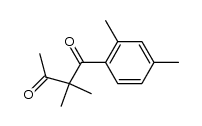 1-(2,4-dimethyl-phenyl)-2,2-dimethyl-butane-1,3-dione Structure