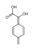 2-hydroxy-2-(4-methylidenecyclohexa-2,5-dien-1-ylidene)acetic acid Structure