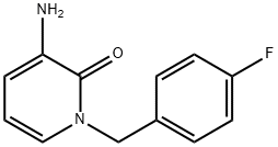 3-氨基-1-[(4-氟苯基)甲基]-1,2-二氢吡啶-2-酮结构式