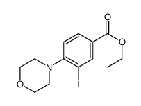 3-碘-4-吗啉苯甲酸乙酯结构式