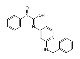 N-[[2-(benzylamino)pyridin-4-yl]carbamoyl]benzeneamine oxide结构式