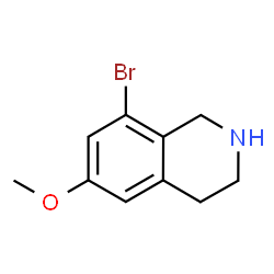 8-bromo-6-methoxy-1,2,3,4-tetrahydroisoquinoline Structure