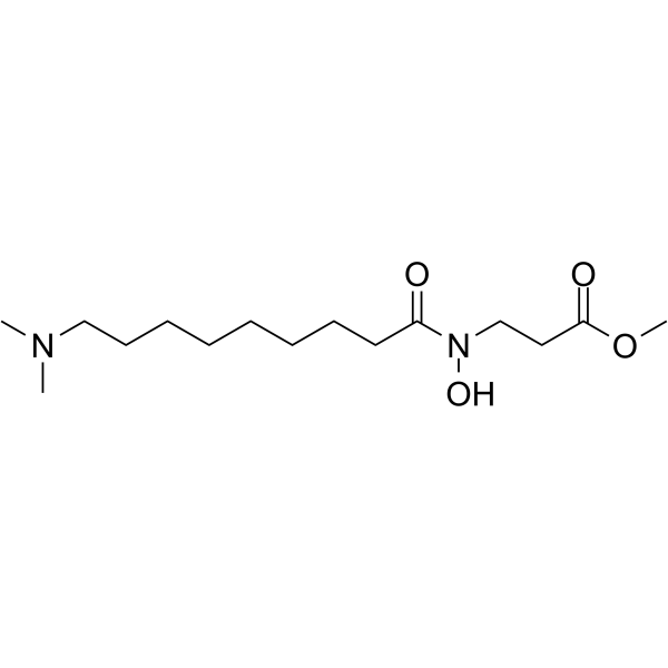 N-(9-二甲基氨基-1-氧代壬基)-N-羟基-β-丙氨酸甲酯图片