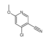 4-Chloro-6-Methoxypyridine-3-Carbonitrile Structure