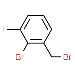 2-溴-1-(溴甲基)-3-碘苯结构式