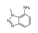 7-Amino-1-methyl-1H-benzotriazole structure