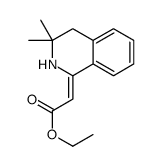 ethyl (2Z)-2-(3,3-dimethyl-2,4-dihydroisoquinolin-1-ylidene)acetate结构式