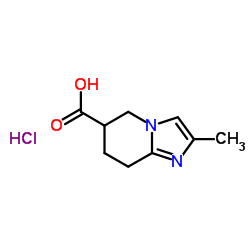 2-甲基-5,6,7,8-四氢咪唑[1,2-a]吡啶-6-羧酸结构式