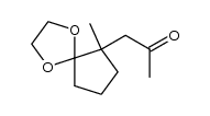 1-(6-methyl-1,4-dioxaspiro[4.4]nonan-6-yl)propan-2-one Structure