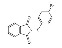 N-(4-bromo-phenylsulfanyl)-phthalimide结构式