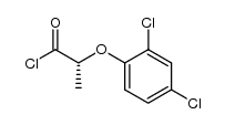 (R)-2-(2,4-dichlorophenoxy)propionyl chloride结构式