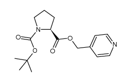 picolyl N-Boc-L-prolinate结构式