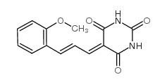 5-[3-(2-甲氧基苯基)-2-亚丙基]-2,4,6(1h,3H-,5h)-嘧啶三酮结构式