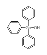 Germane,hydroxytriphenyl-结构式