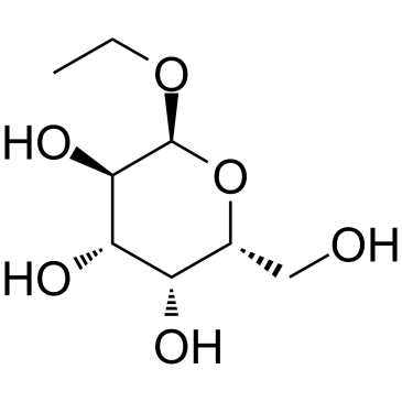 Ethyl β-D-glucopyranoside Structure
