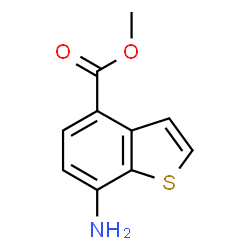 Benzo[b]thiophene-4-carboxylic acid, 7-amino-, methyl ester (9CI) Structure