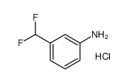 3-(Difluoromethyl)Aniline Hydrochloride Structure