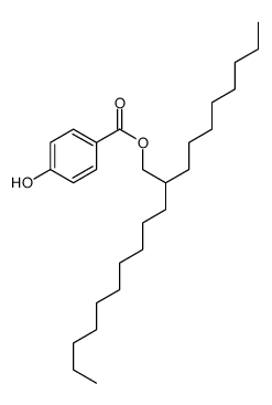 2-octyldodecyl 4-hydroxybenzoate Structure